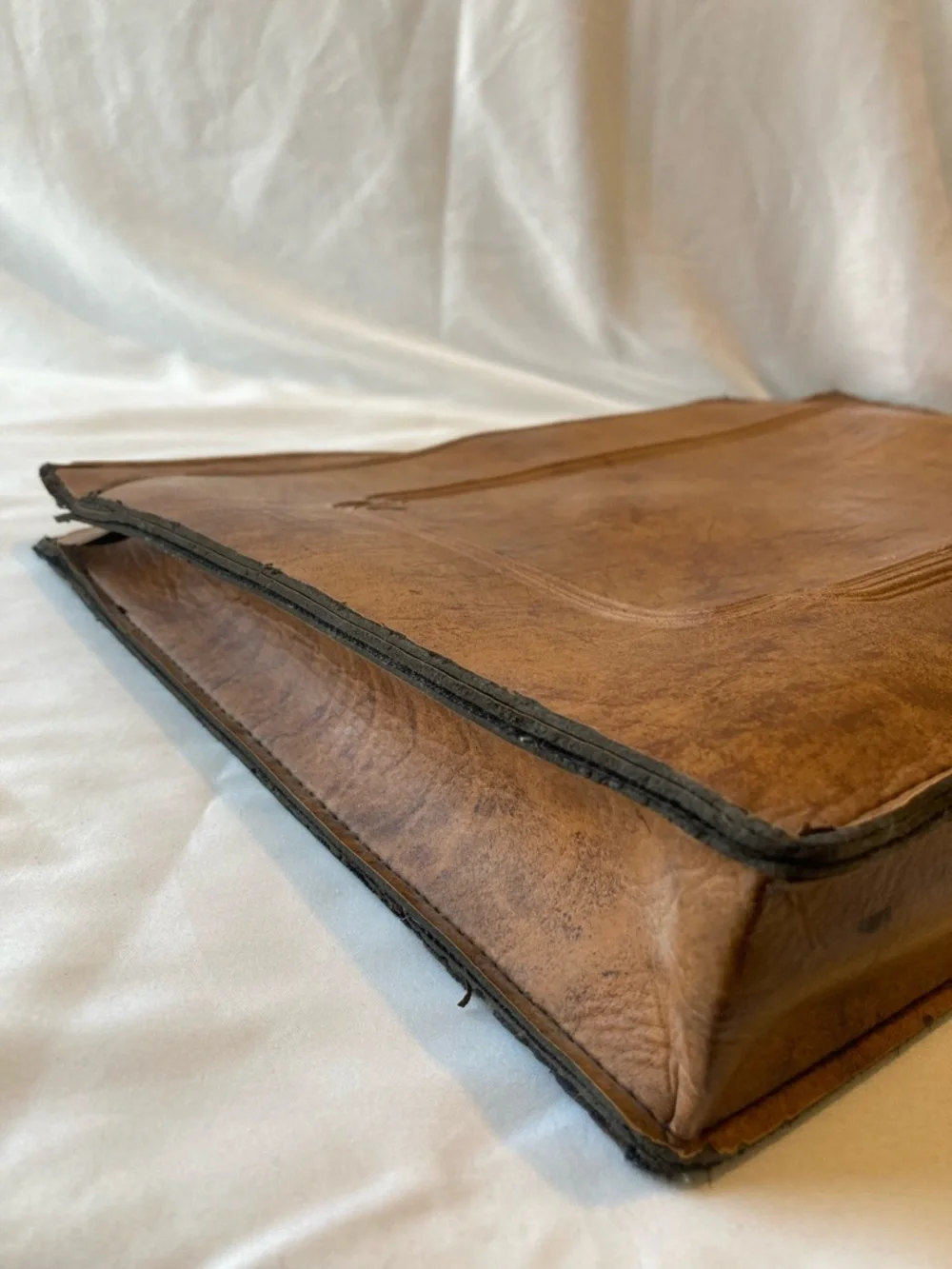 Vintage Leather McMillan Briefcase Portfolio Laptop Carrier Travel Office Bag